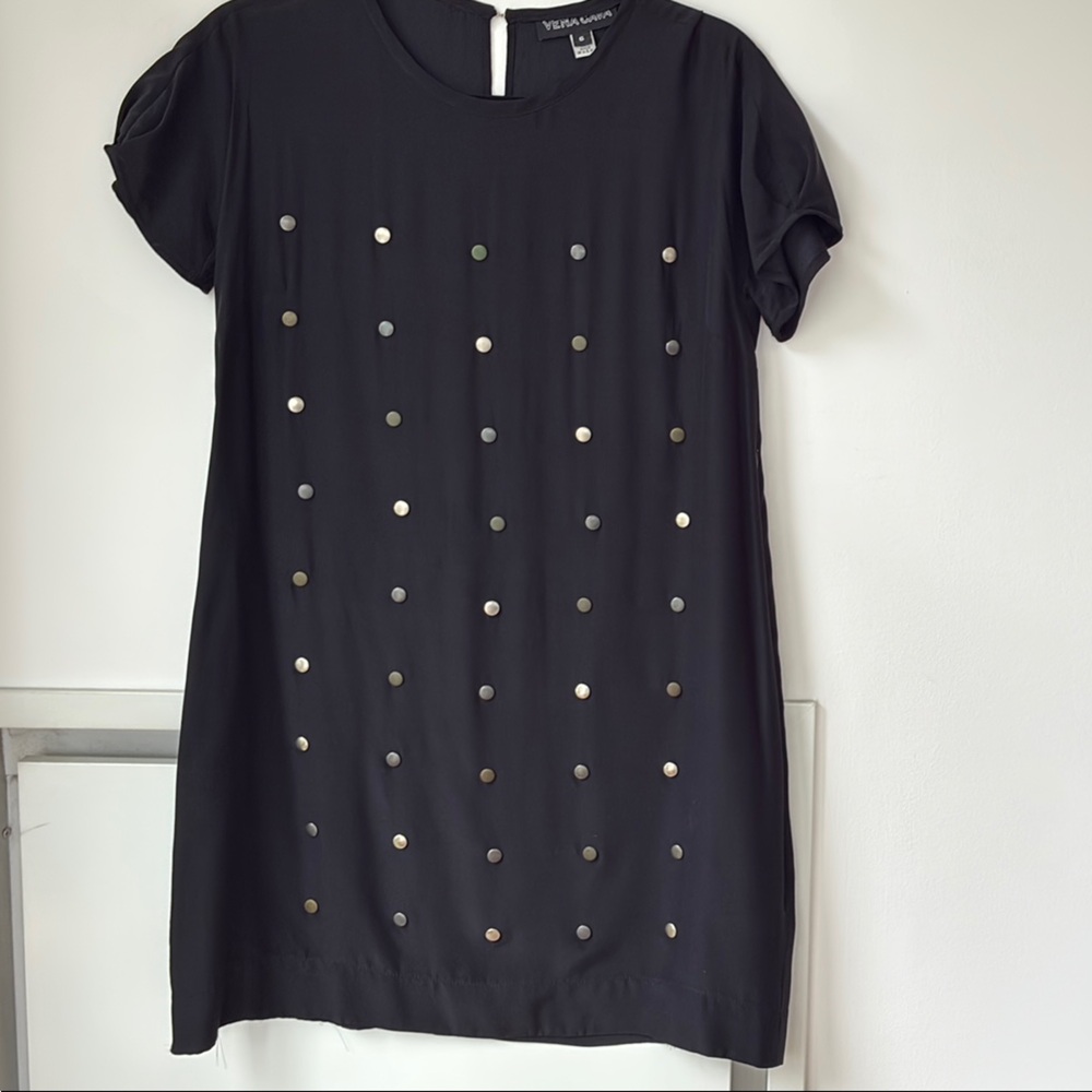 Vena Cava Black Embellished Short Sleeve Tunic Dress- featured on Sex & The City - Picture 6 of 6